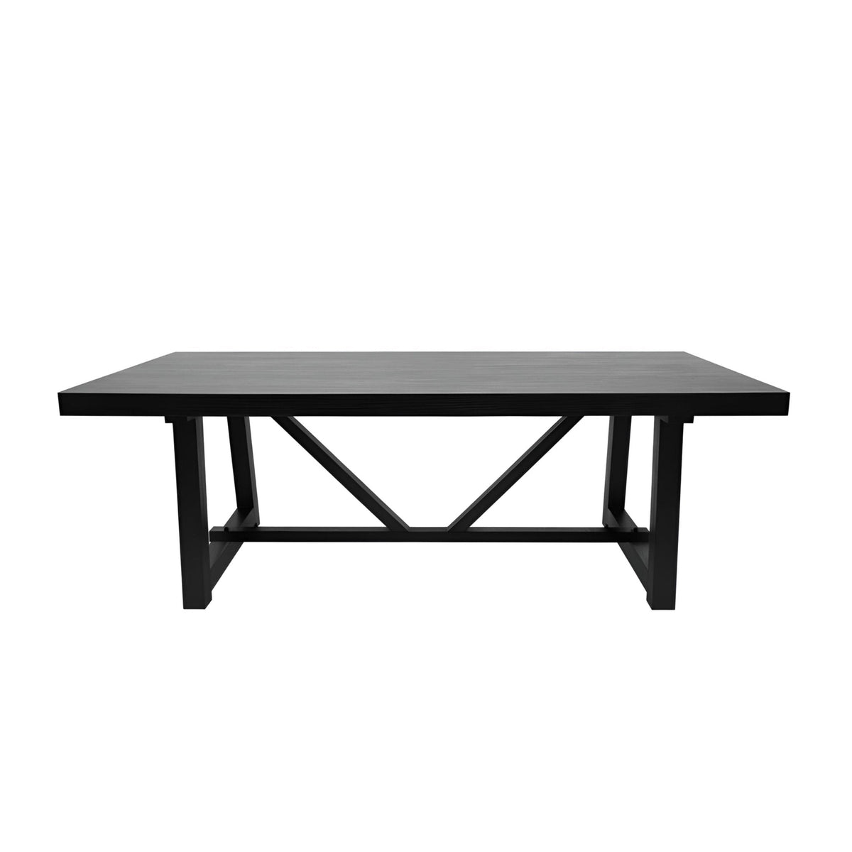 Raquel  Rectangular Dining Table, Black