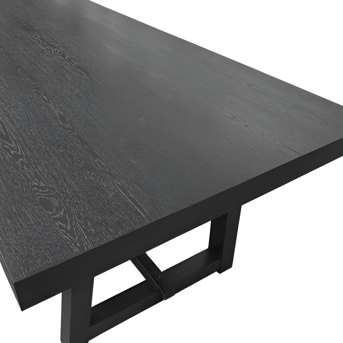 Raquel  Rectangular Dining Table, Black