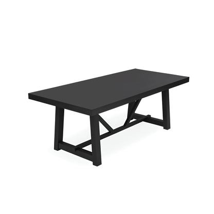 Raquel  Rectangular Dining Table, Black