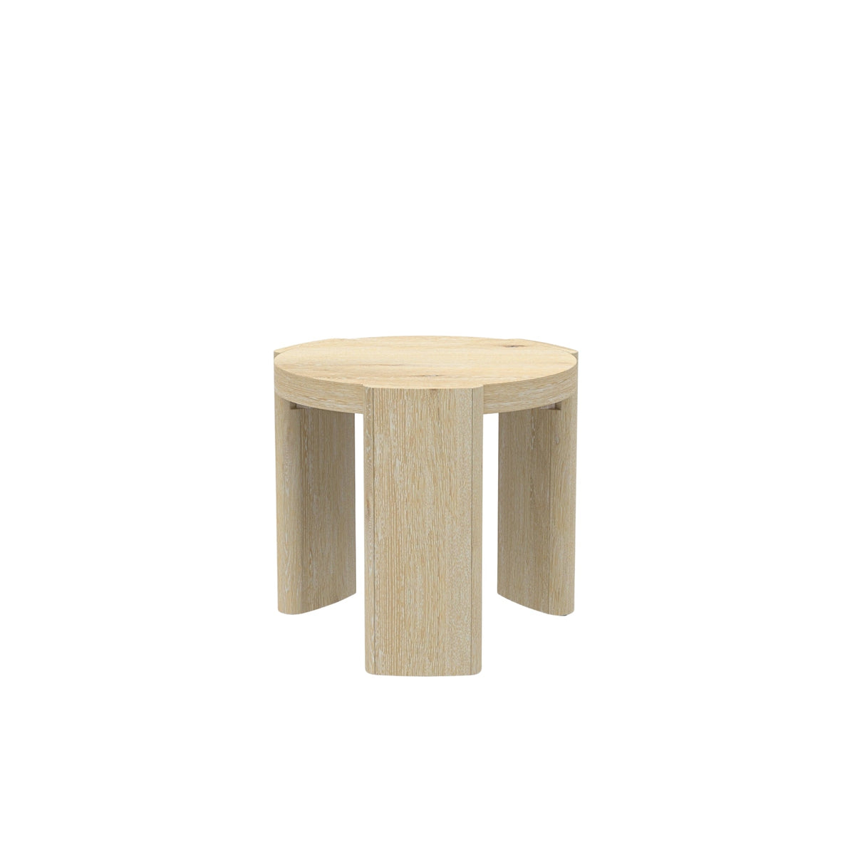 Sloane 20" Round End Table, Driftwood