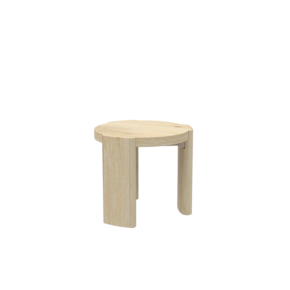 Sloane 20" Round End Table, Driftwood