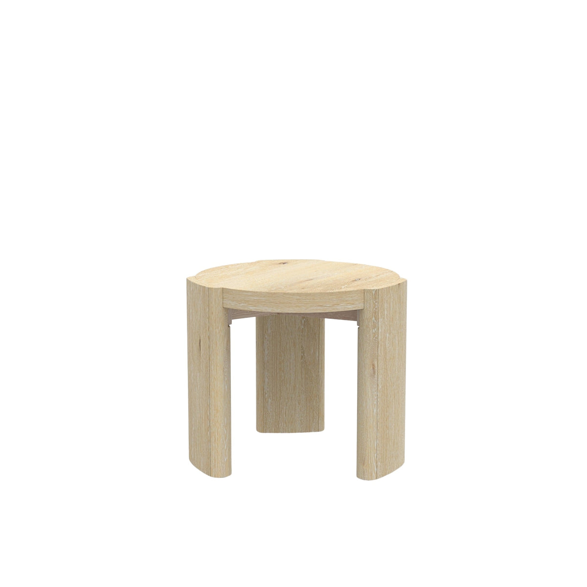 Sloane 20" Round End Table, Driftwood