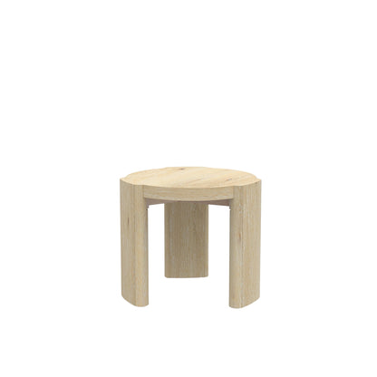 Sloane 20" Round End Table, Driftwood