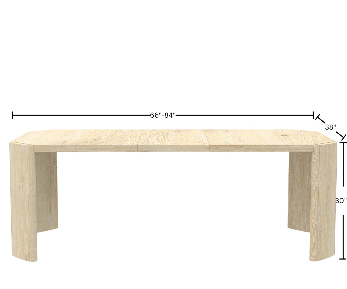 Sloane Extension Dining Table, Driftwood