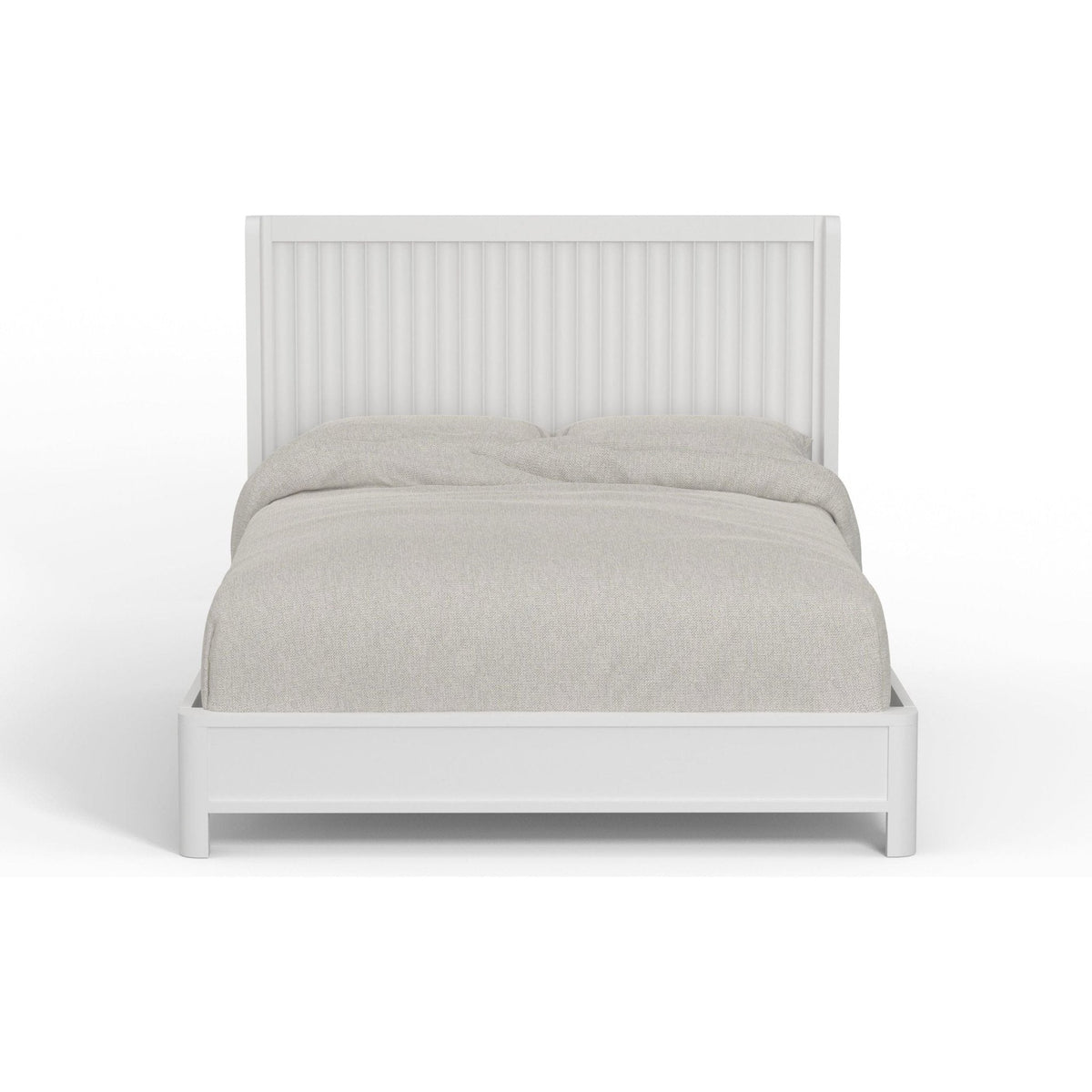 Stapleton Standard King Panel Bed, White