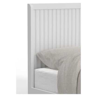 Stapleton Full Panel Bed, White