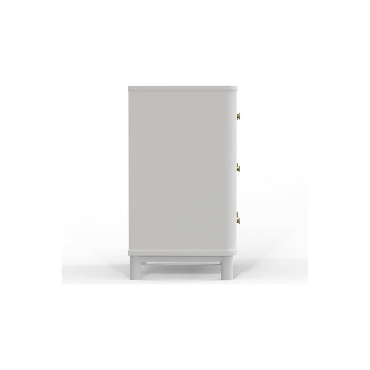 Stapleton 3 Drawer Small Chest, White