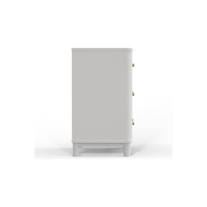Stapleton 3 Drawer Small Chest, White