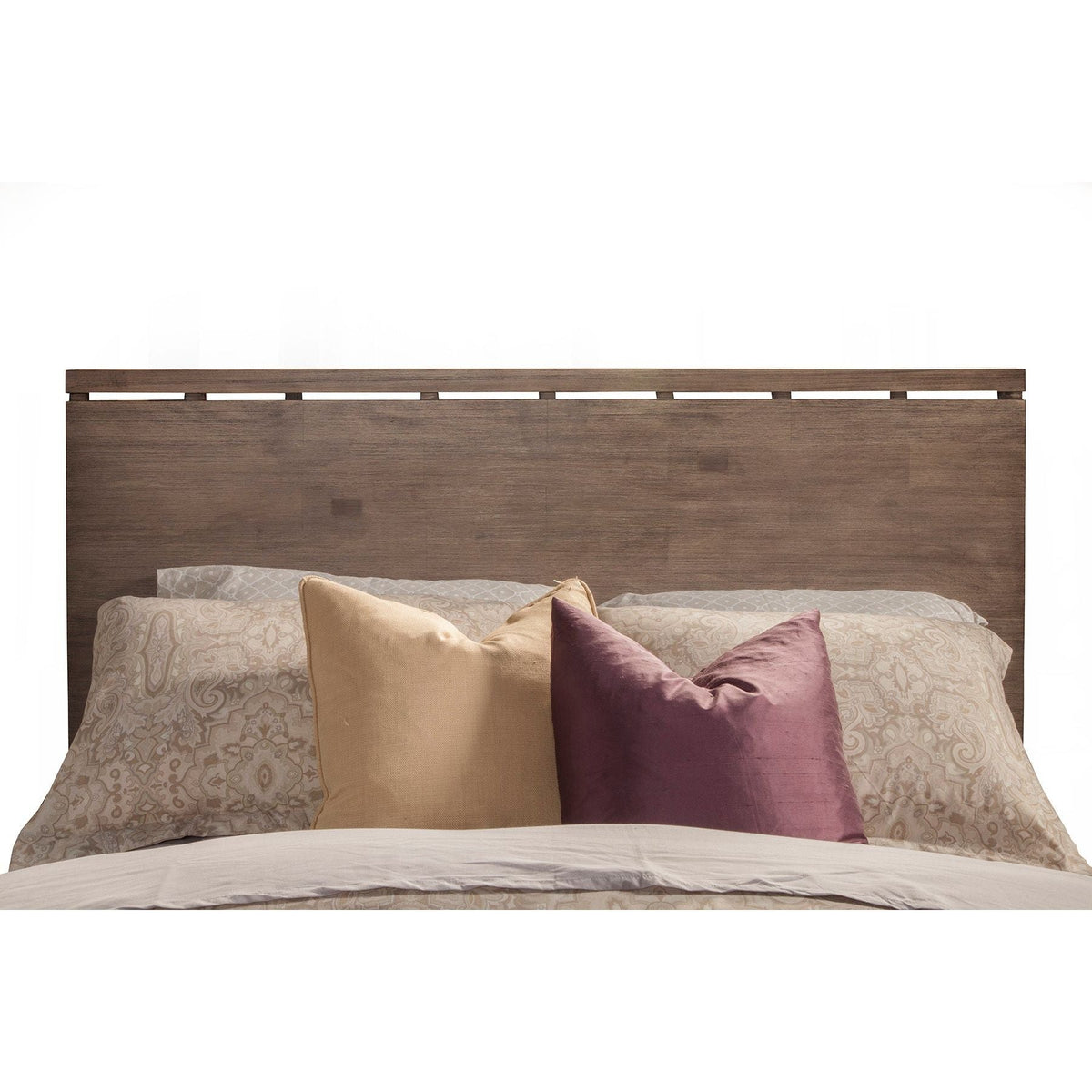 Sydney Queen Panel Bed, Weathered Grey