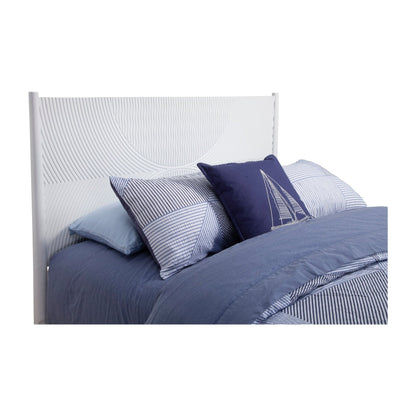 Tranquility Standard King Panel Bed, White