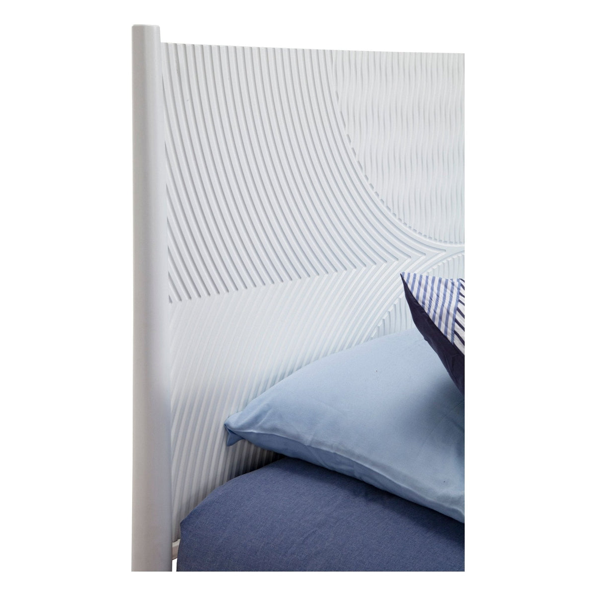 Tranquility Standard King Panel Bed, White