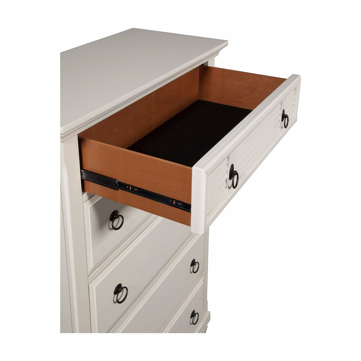 Winchester 5 Drawer Chest, White