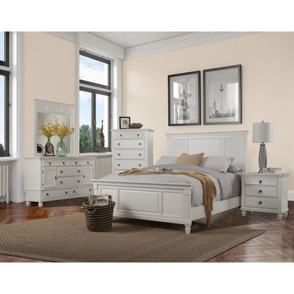 Winchester 5 Drawer Chest, White