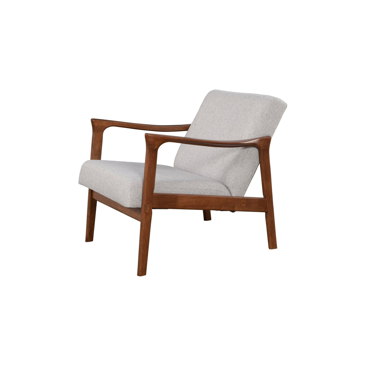 Zephyr Lounge Chair, Light Grey