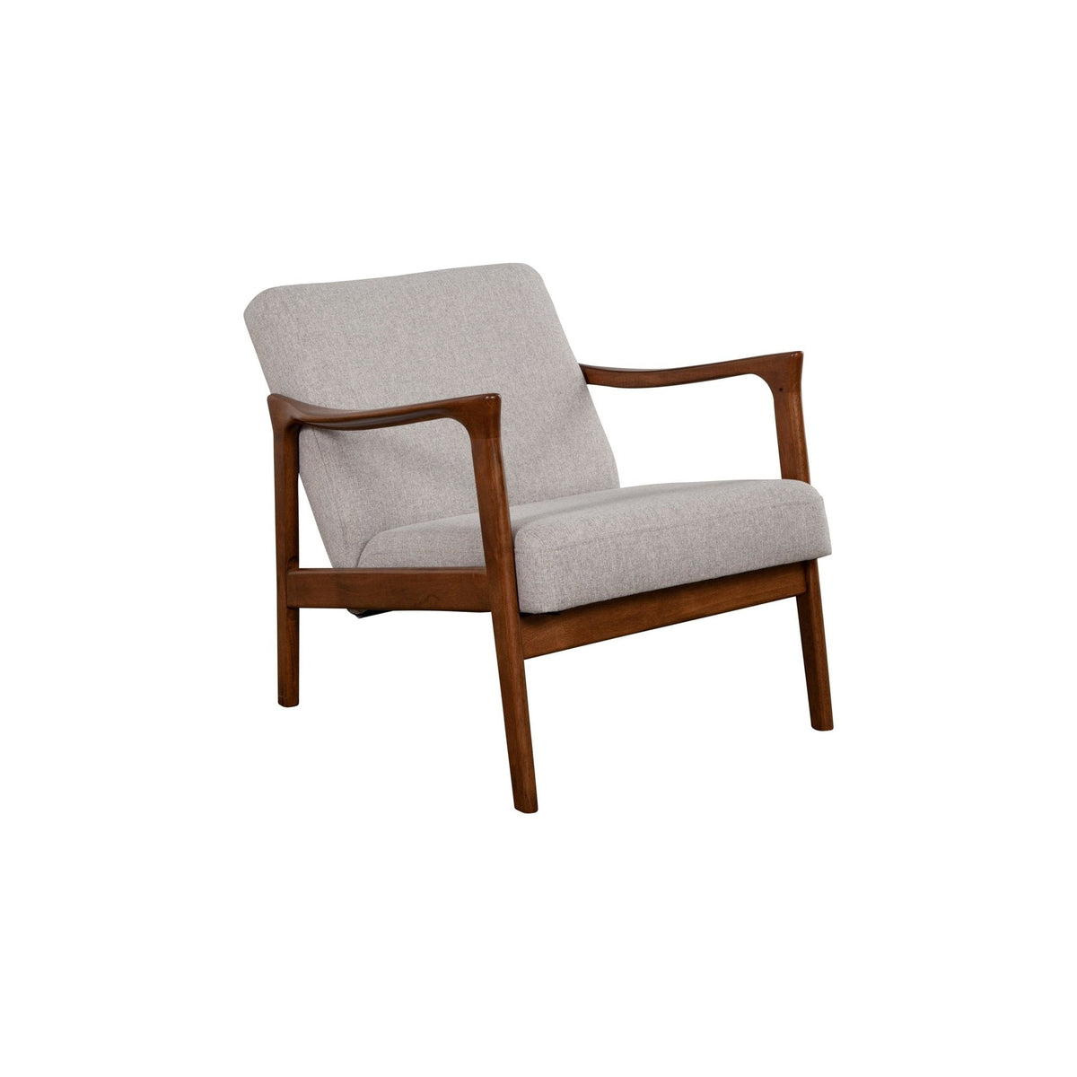 Zephyr Lounge Chair, Light Grey