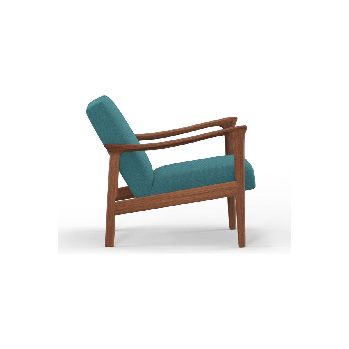 Zephyr Lounge Chair, Turquoise