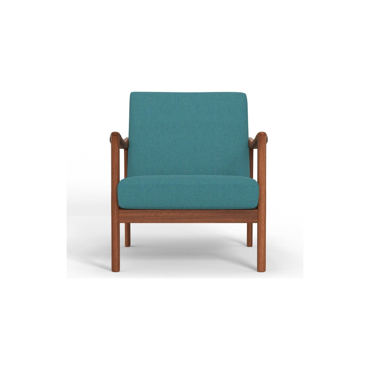Zephyr Lounge Chair, Turquoise